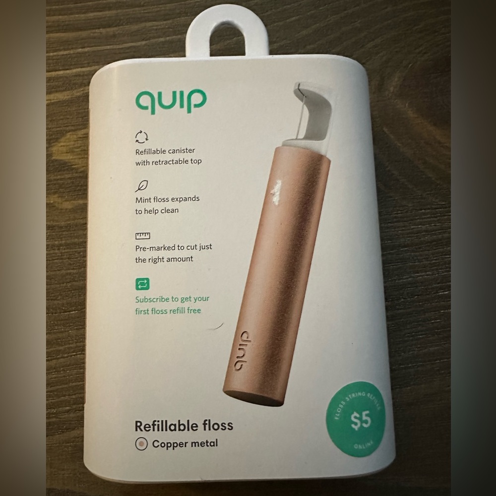 Quip refillable floss
